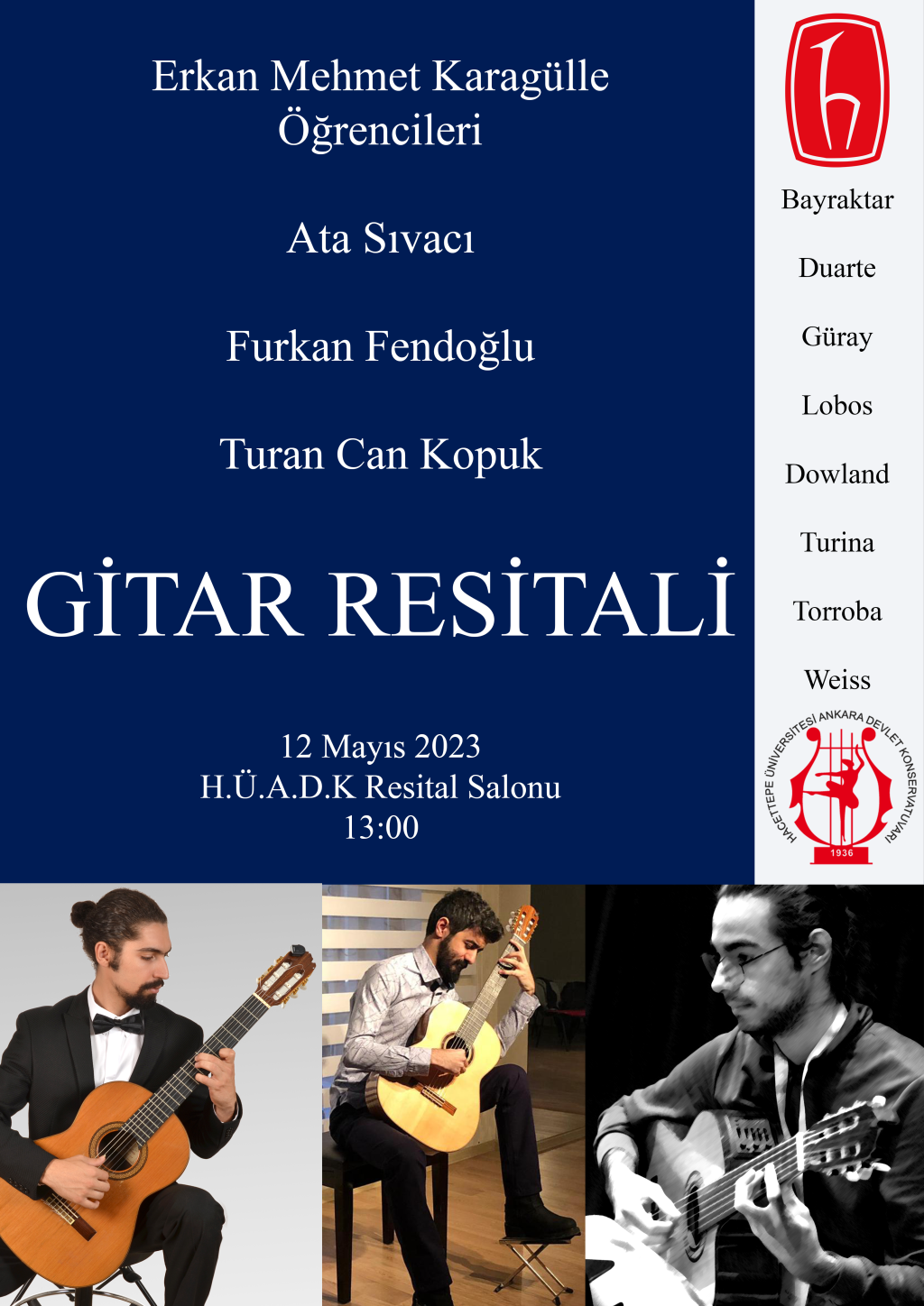 12 Mayıs 2023, Erkan Mehmet Karagülle Öğrencileri Konseri
